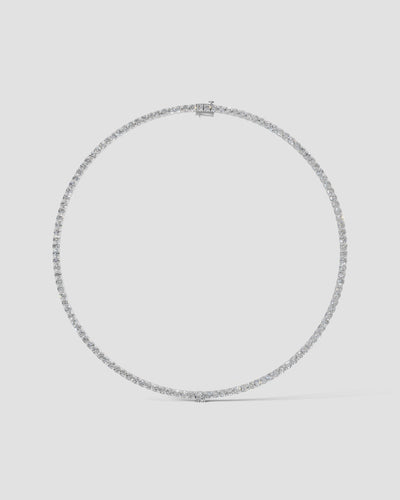 white :: elegant square cushion lab grown diamond necklace for formal occasions