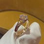 Common :: D color VS1 round diamond engagement ring video