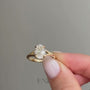 Common :: Unii Jewels 2ct step cut oval lab grown diamond solitaire ring video