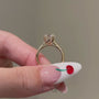 Common :: Round cut solitaire lab grown diamond ring showcase video