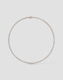rose :: elegant oval lab grown diamond necklace for formal occasions
