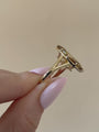 Common :: 3ct Yellow Marquise lab grown diamond ring showcase