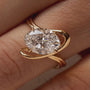 Common :: Unii Jewels 2ct oval lab grown diamond solitaire engagement ring video