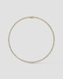 yellow :: elegant round lab grown diamond necklace for formal occasions