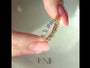 Common :: Elegant 4ct round lab grown diamond eternity ring in rose gold with IGI certified diamonds. A full diamond band featuring a trellis setting that enhances brilliance and creates a bold modern luxury look.