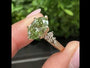 Common :: Unii Jewels 1.10TCW Green Oval vintage engagement ring video