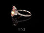 Common :: Belune 5.06 carat pink radiant three stone lab grown diamond engagement ring IGI certified full ring video fancy pink diamond