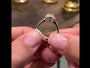 Common :: Aravique oval halo lab grown diamond engagement ring sparkle close up IGI certified video