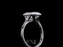 Common :: Lioren 3.08ct IGI certified emerald bezel lab grown diamond engagement ring by Unii Jewels showcasing sleek bezel setting and brilliant sparkle video