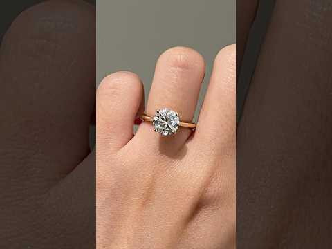 Common :: Unii Jewels 1.50ct round cut lab grown diamond solitaire ring video