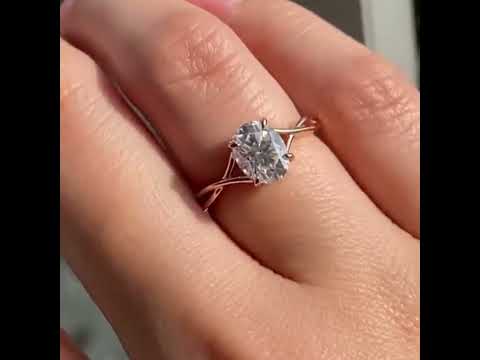 Common :: 1.50CT Oval Lab Grown Diamond Solitaire Engagement Ring video