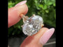 Common :: Unii Jewels 5.10TCW Oval nature inspired Hidden Halo ring video