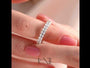 Common :: Norentia 2ct Oval Lab Grown Diamond Eternity Ring White Gold IGI Certified
