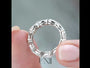 Common :: Orvellae 3ct Pear East West Lab Grown Diamond Eternity Ring White Gold IGI Certified