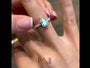 Common :: luxury Zenmora pear lab diamond engagement ring bridal design