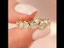 Common :: Seriquea 3.5ct Round Bezel Lab Diamond Eternity Ring Yellow Gold IGI Certified