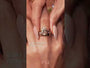 Common :: Designer oval engagement ring with a glamorous four-ring stack design.