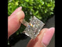 Common :: Unii Jewels 5.10TCW Radiant Hidden Halo vintage engagement ring video