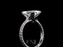 Common :: Sylvora 3.45ct IGI certified radiant pave lab grown diamond engagement ring by Unii Jewels showcasing brilliant sparkle and elegant pavé setting video
