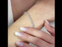 common :: rose :: 4ct luxury oval lab grown diamond tennis bracelet for women