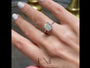 Common :: Velsera Elongated Cushion Hidden Halo Lab Grown Diamond Engagement Ring IGI Certified