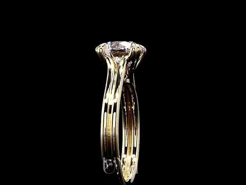 Common :: Rylisse 2ct IGI certified round solitaire lab grown diamond engagement ring by Unii Jewels showcasing brilliant sparkle and timeless solitaire setting video