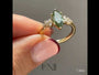 Common :: Velmorae 1.5ct green marquise cluster lab grown diamond engagement ring IGI certified full ring video fancy green diamond
