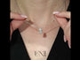 white :: luxury lab grown diamond collier necklace by Unii Jewels
