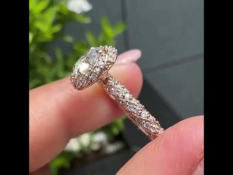 Common :: Unii Jewels 2.50TCW Round vintage engagement ring video