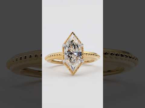 Common :: Unii Jewels 3ct Dutch Marquise lab grown diamond engagement ring video