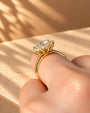 Common :: D E F VVS VS Round Lab Grown Diamond Nature Inspired Ring