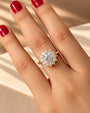 Common :: 1.60TCW Nature Inspired Ring with Round Lab Grown Diamonds