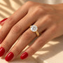 Common :: IGI certified 1CT Round Vintage Diamond Engagement Ring