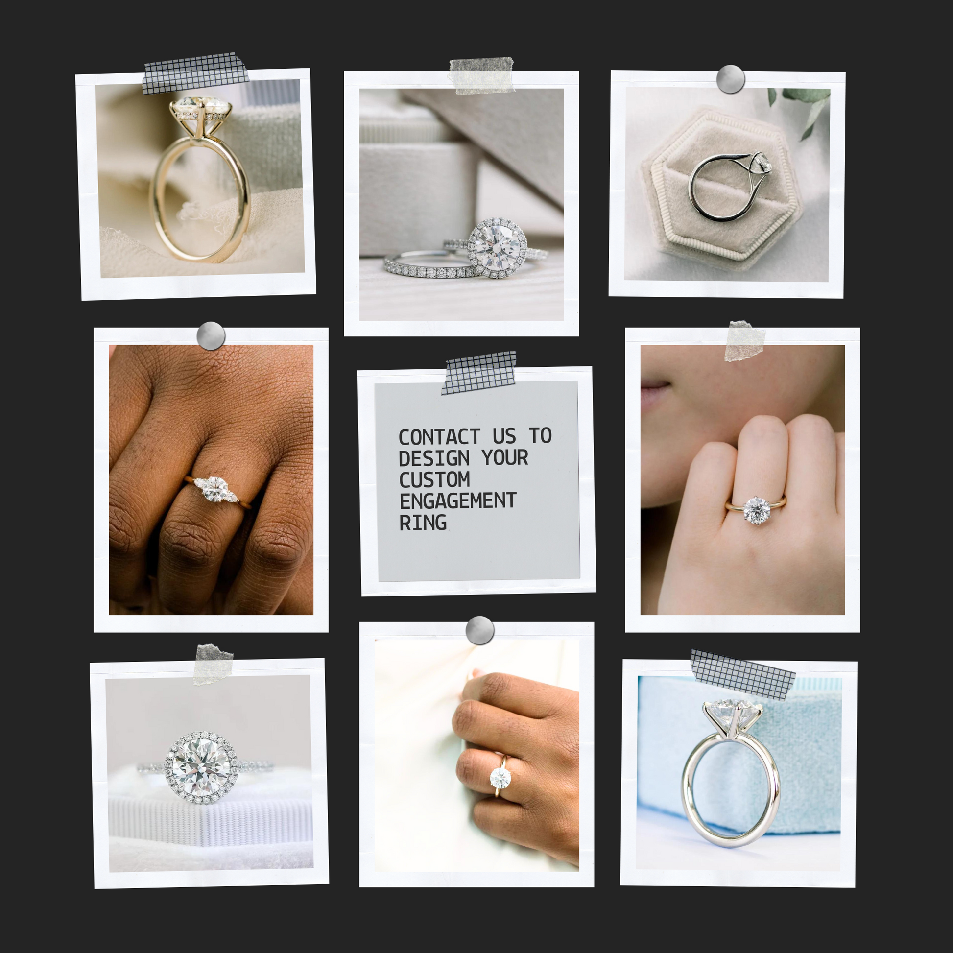 3.00ct Round Lab Grown Diamond Engagement Ring | IGI Certified | Custom White Gold & Platinum