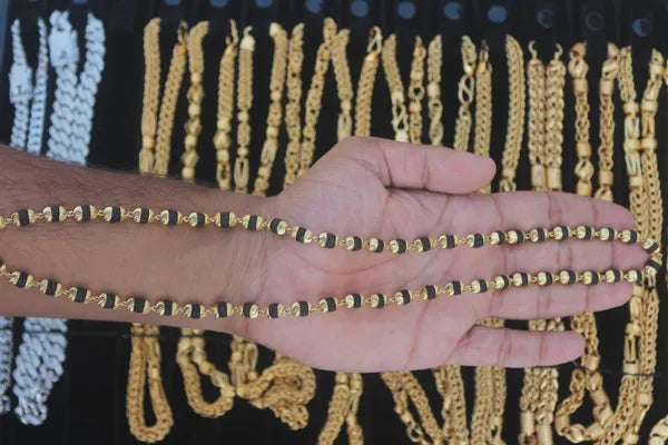 Brass Direct Gold Rudraksh Mala