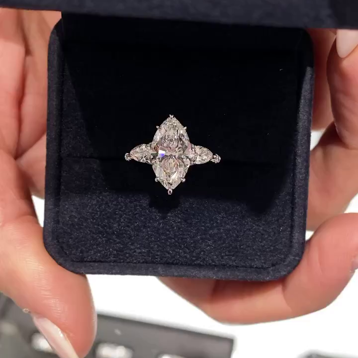 Hidden Halo Lab-Grown Diamond Ring