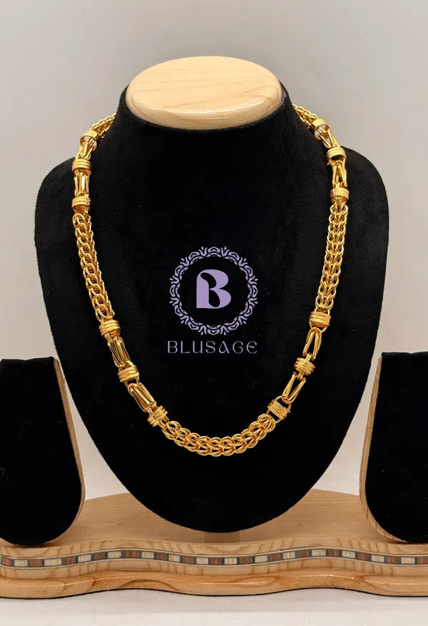 stylish Royal Indo Gold plated chain for man