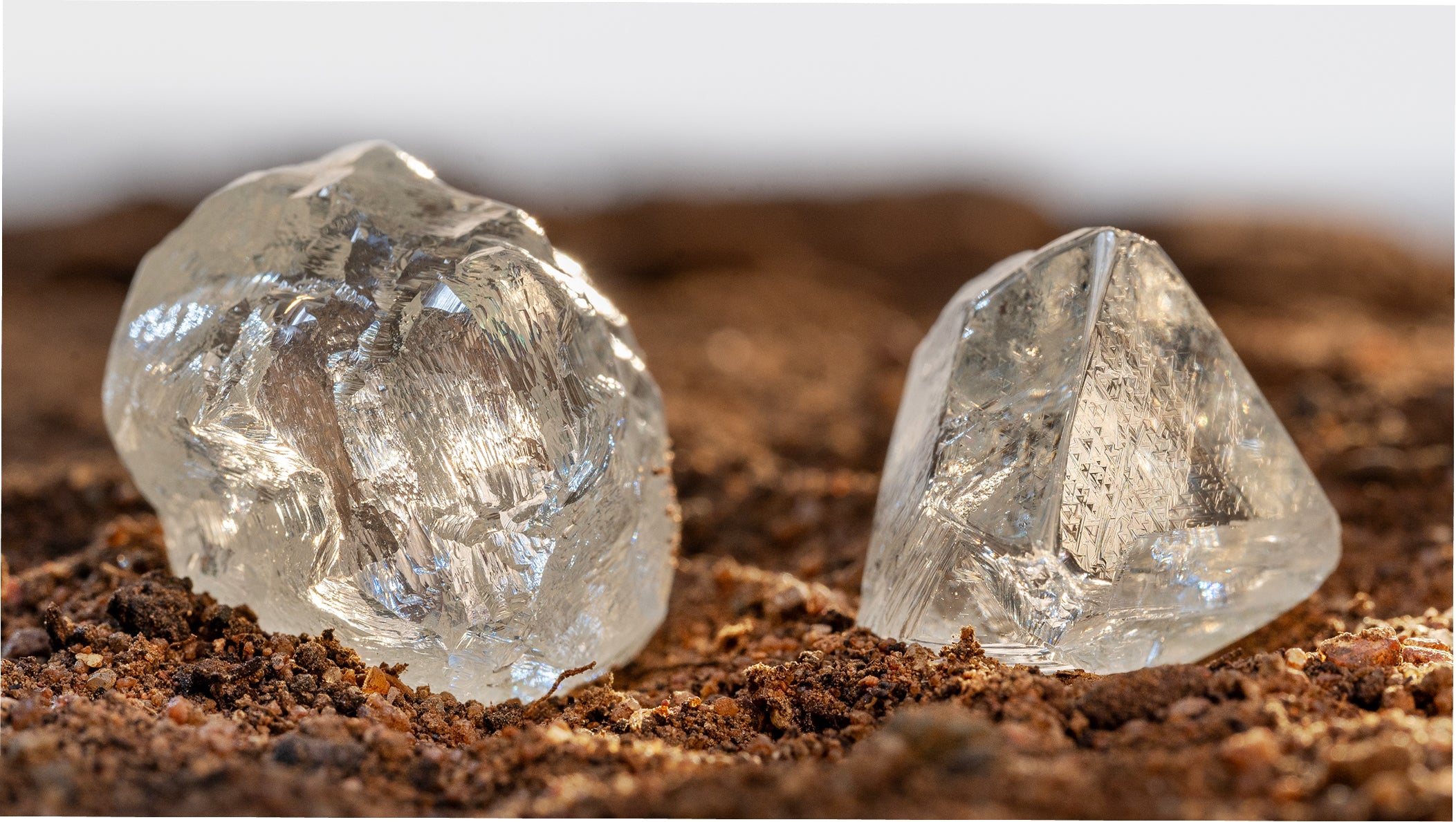 Unii Jewels raw lab grown diamond crystal showing ethical origin and sustainable diamond creation