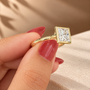Common :: Unii Jewels F VS2 Princess Cut IGI certified lab grown diamond ring
