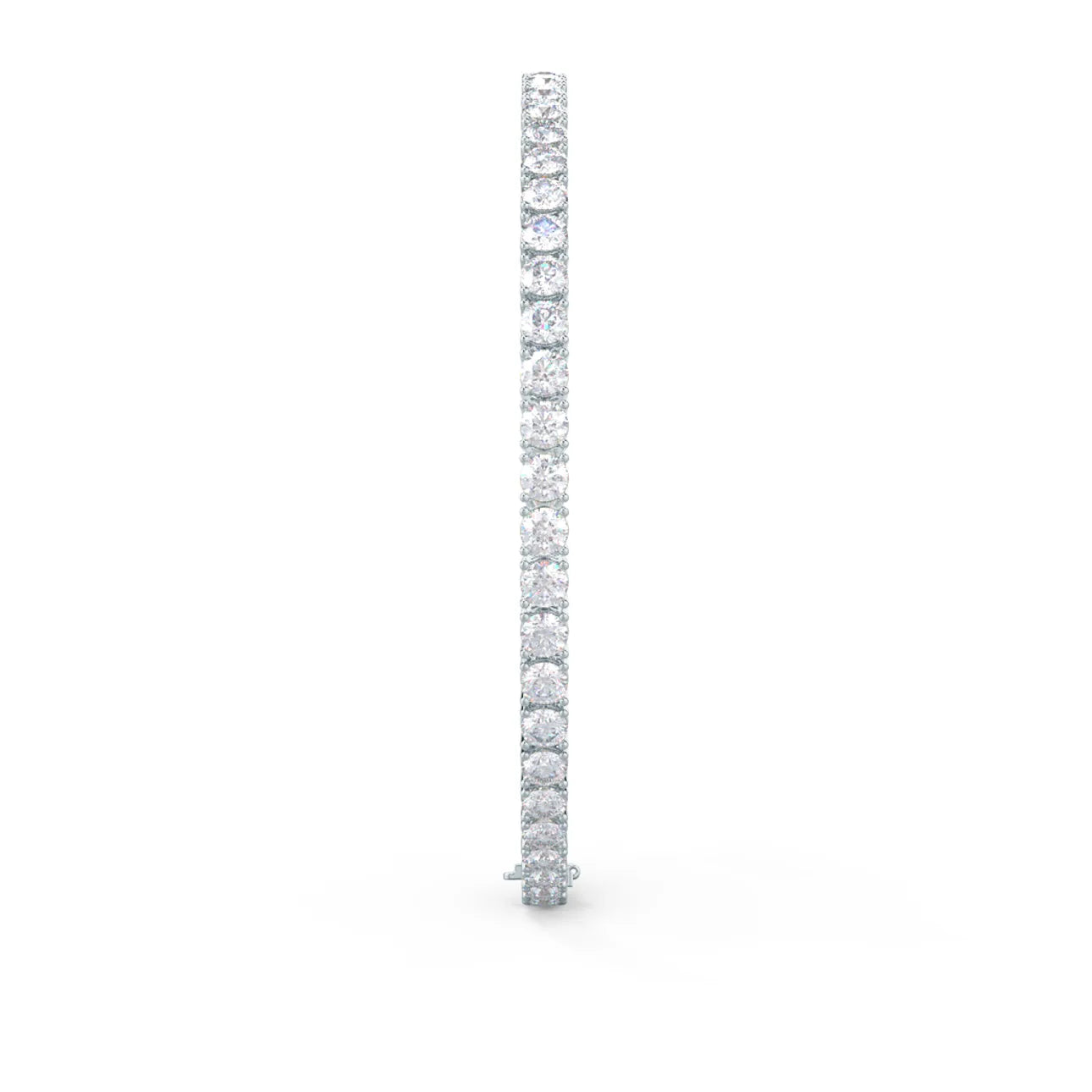 Round Lab Grown Diamond 4 Prong Tennis Bracelet, EF Color, VS clarity, IGI Certified